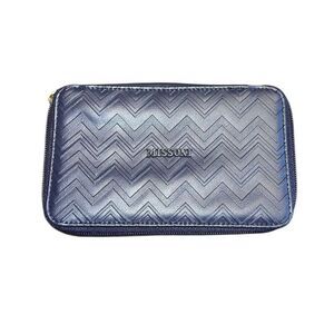 Missoni Exclusive Delta One Travel Case Pouch Blue Wave Zipper Ltd Edition